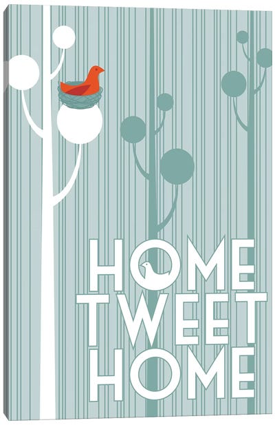 Home Tweet Home Canvas Art Print - James Lee