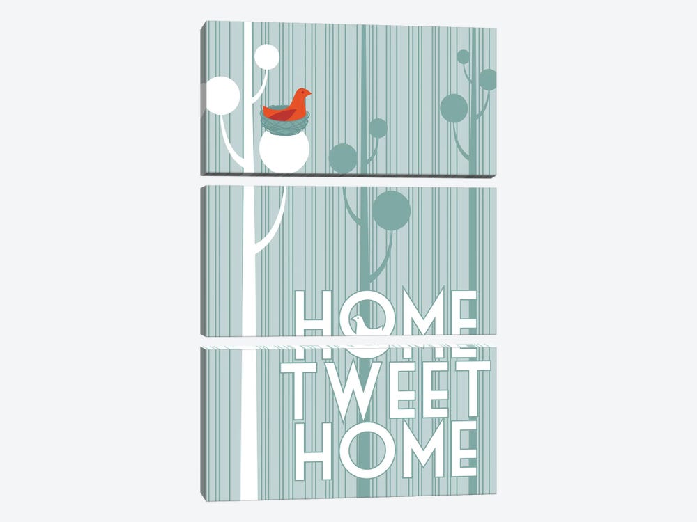 Home Tweet Home by James Lee 3-piece Art Print