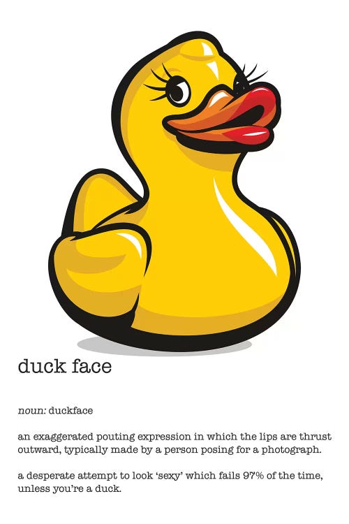 Duckface Definition