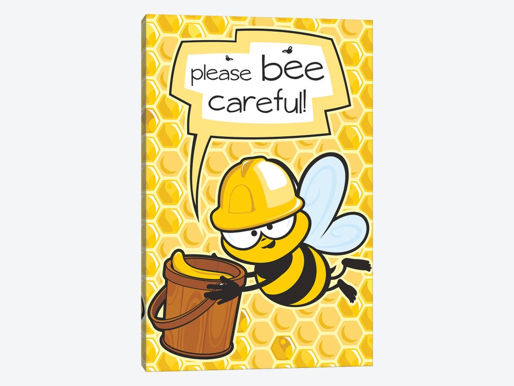 Please Bee Careful by James Lee 1-piece Art Print