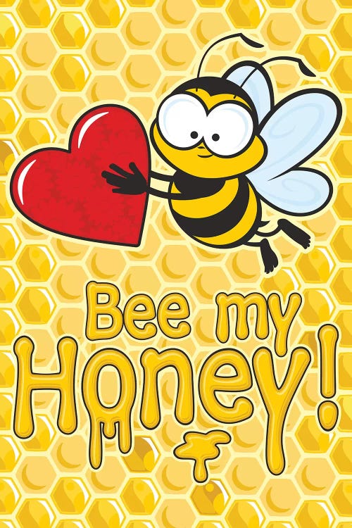 Bee My Honey by James Lee wall art