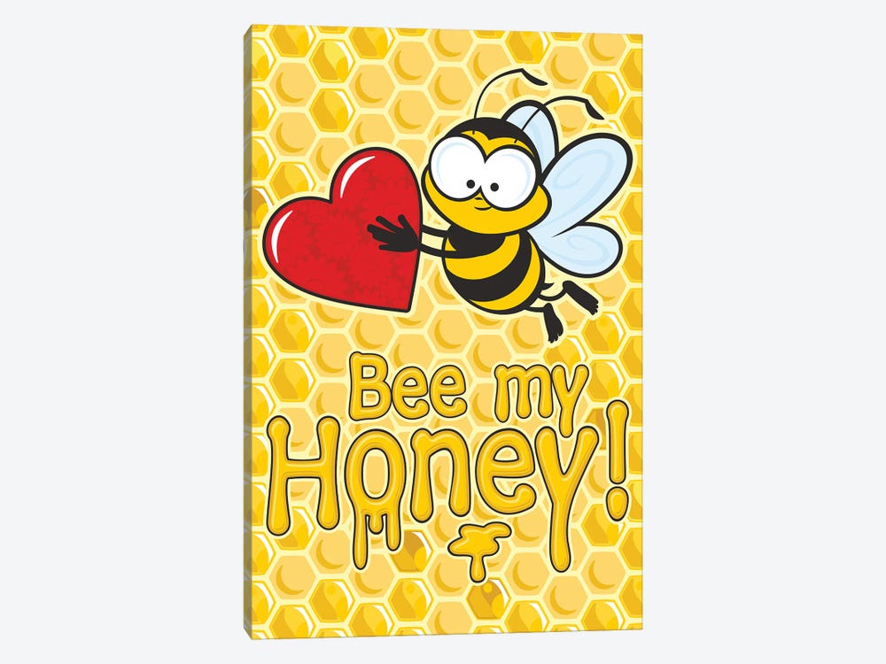 Bee My Honey by James Lee 1-piece Canvas Art Print