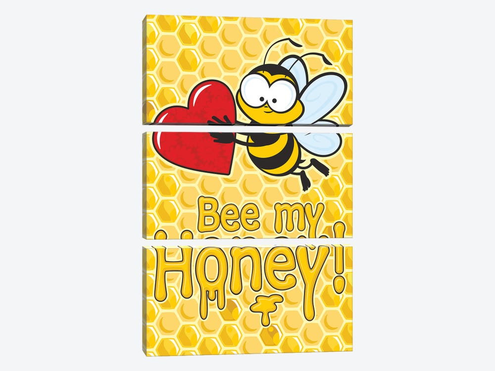 Bee My Honey by James Lee 3-piece Art Print