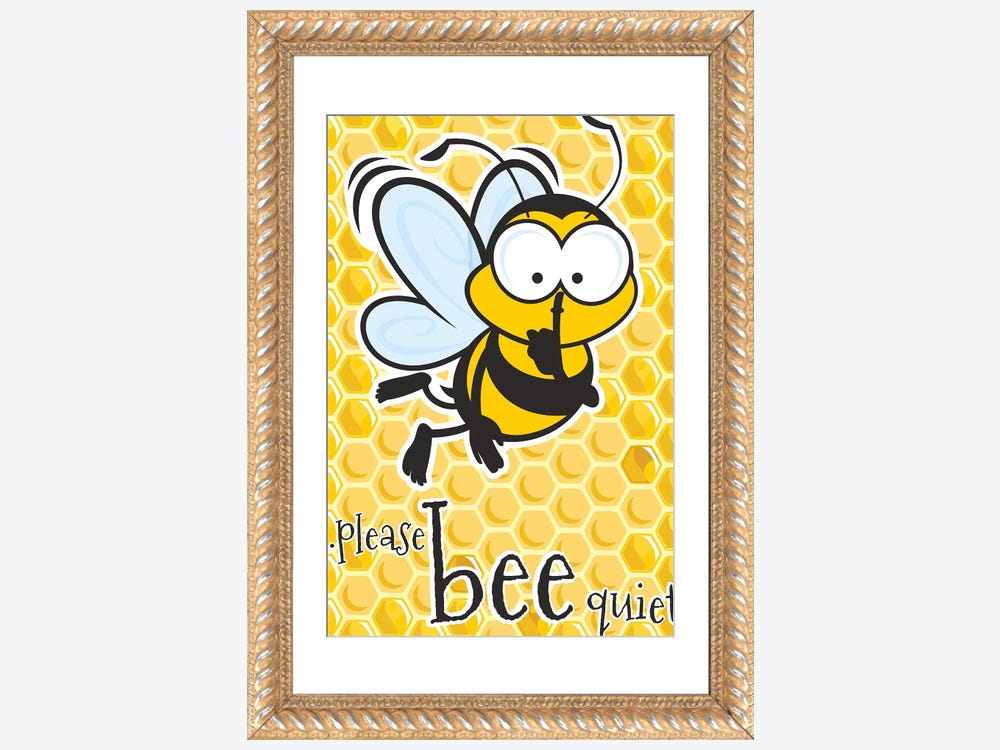 Bee Decor / Bee Sign / Nursery Wall Decor / Bee Happy Wood Sign / Rustic  Sign