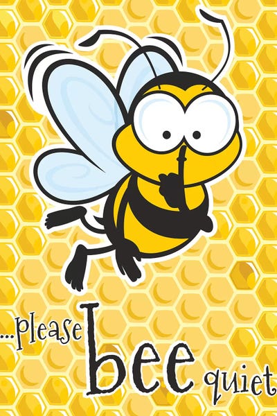 Bees: Please Bee Quiet by James Lee