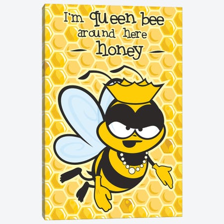 Queen Bee Canvas Print #JLE111} by James Lee Canvas Artwork