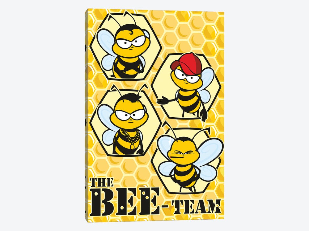 The Bee Team by James Lee 1-piece Canvas Wall Art