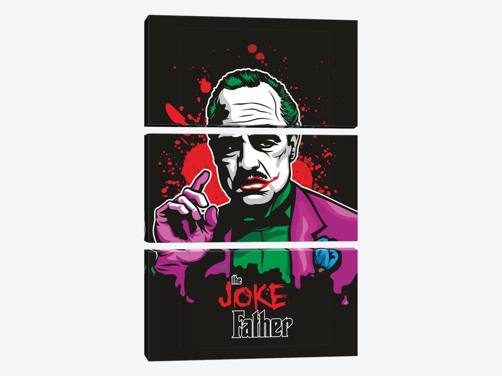 Jokefather by James Lee 3-piece Canvas Art