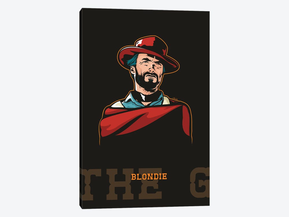 Clint Eastwood As Blondie by James Lee 1-piece Canvas Wall Art