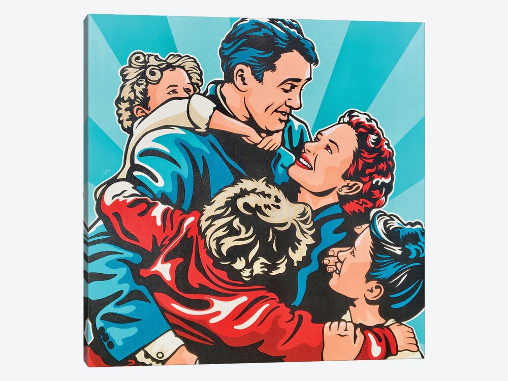 It'S A Wonderful Life Acrylic On Canvas by James Lee 1-piece Canvas Wall Art