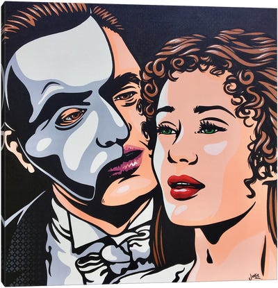 Phantom Of The Opera Canvas Art Print - Performing Arts