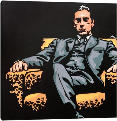 Michael Corleone Canvas Art Print - The Godfather