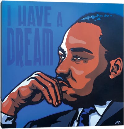 Mlk Canvas Art Print - Martin Luther King Jr.