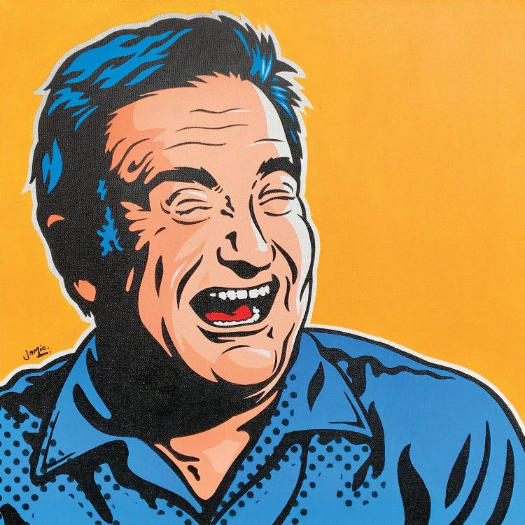 Robin Williams by James Lee wall art