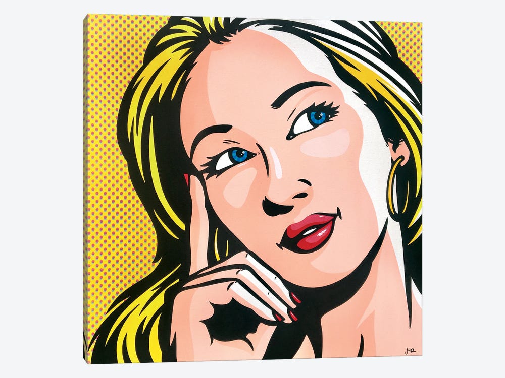 Thinking Woman by James Lee 1-piece Canvas Print