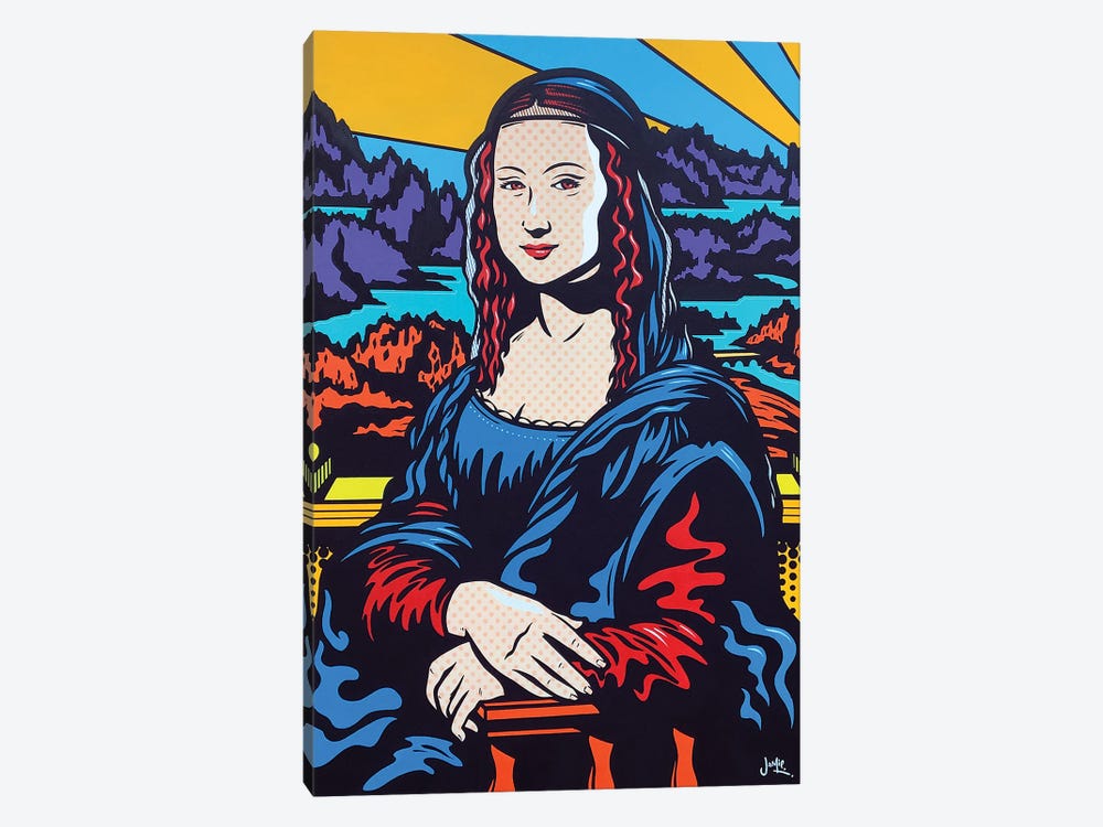 Mona Lisa Pop by James Lee 1-piece Canvas Wall Art