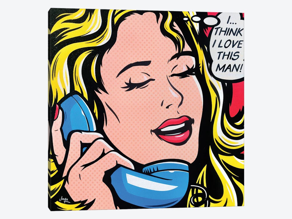 I Think I Love This Man by James Lee 1-piece Canvas Print