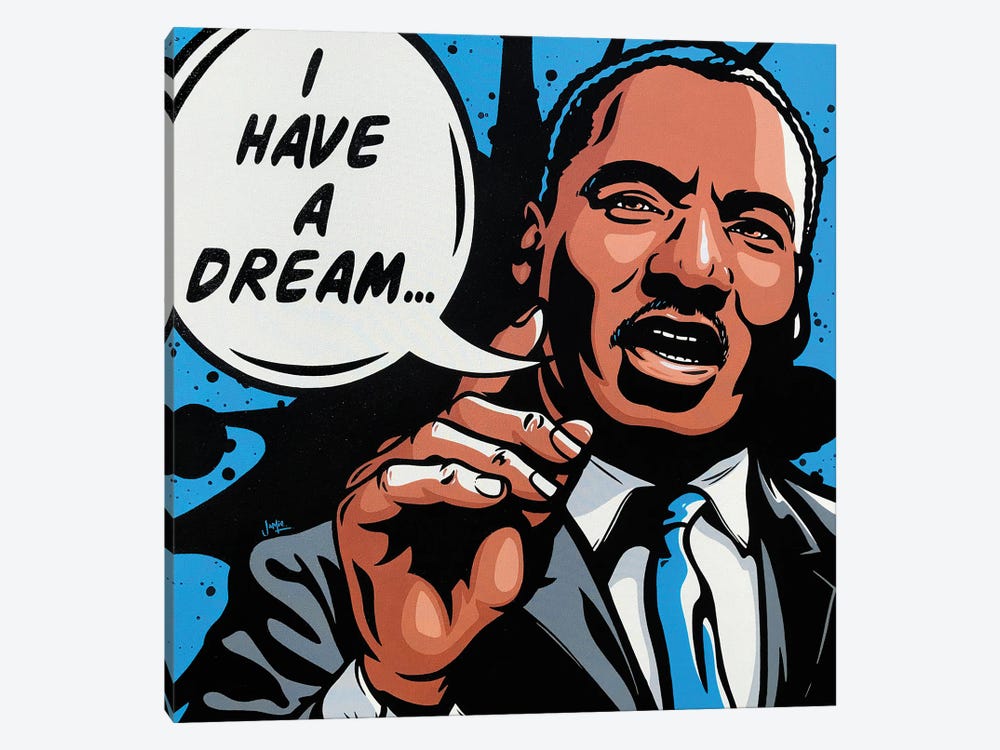 Dr Martin Luther King Jr by James Lee 1-piece Canvas Wall Art