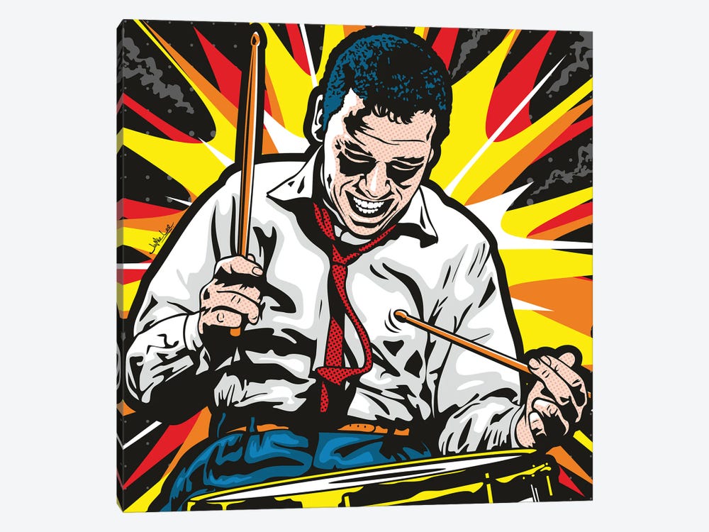 Buddy Rich by James Lee 1-piece Canvas Wall Art