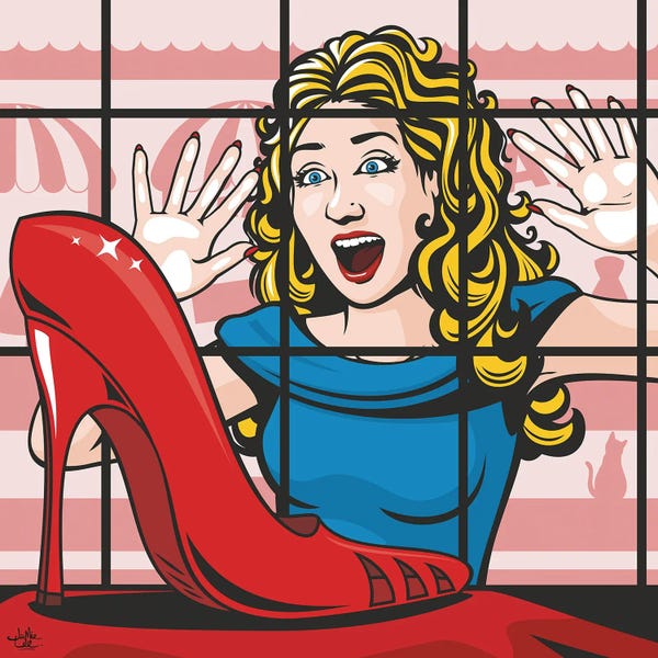 Similar To Roy Lichtenstein: I Need Those Shoes by James Lee