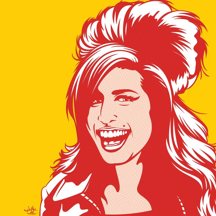 Amy Winehouse by James Lee wall art