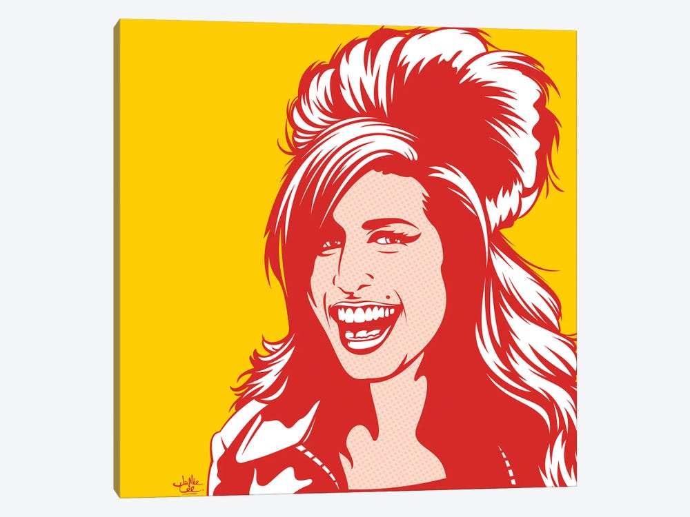 Amy Winehouse by James Lee 1-piece Canvas Art Print