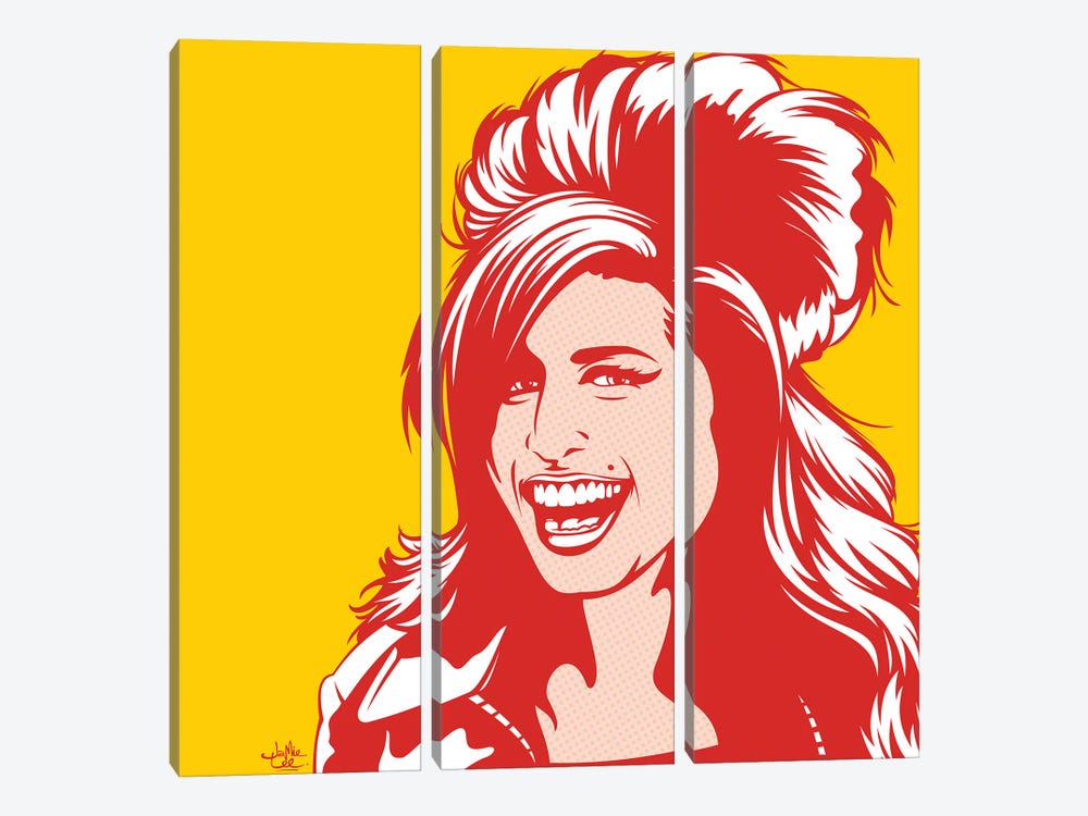 Amy Winehouse by James Lee 3-piece Art Print