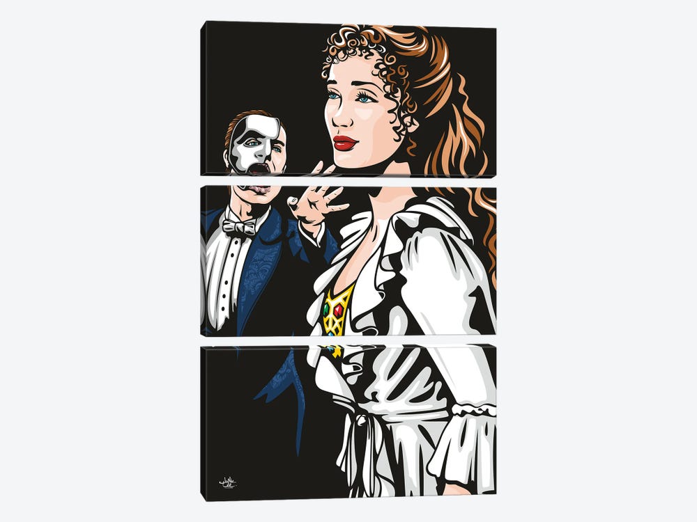 The Phantom Of The Opera by James Lee 3-piece Canvas Wall Art