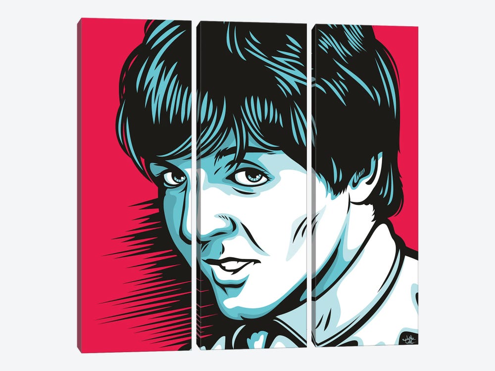 Young Mccartney by James Lee 3-piece Art Print