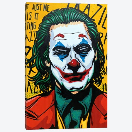Joker Canvas Print #JLE197} by James Lee Canvas Print
