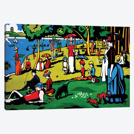 A Sunday Afternoon On The Island Of La Grande Jatte Canvas Print #JLE1} by James Lee Canvas Wall Art