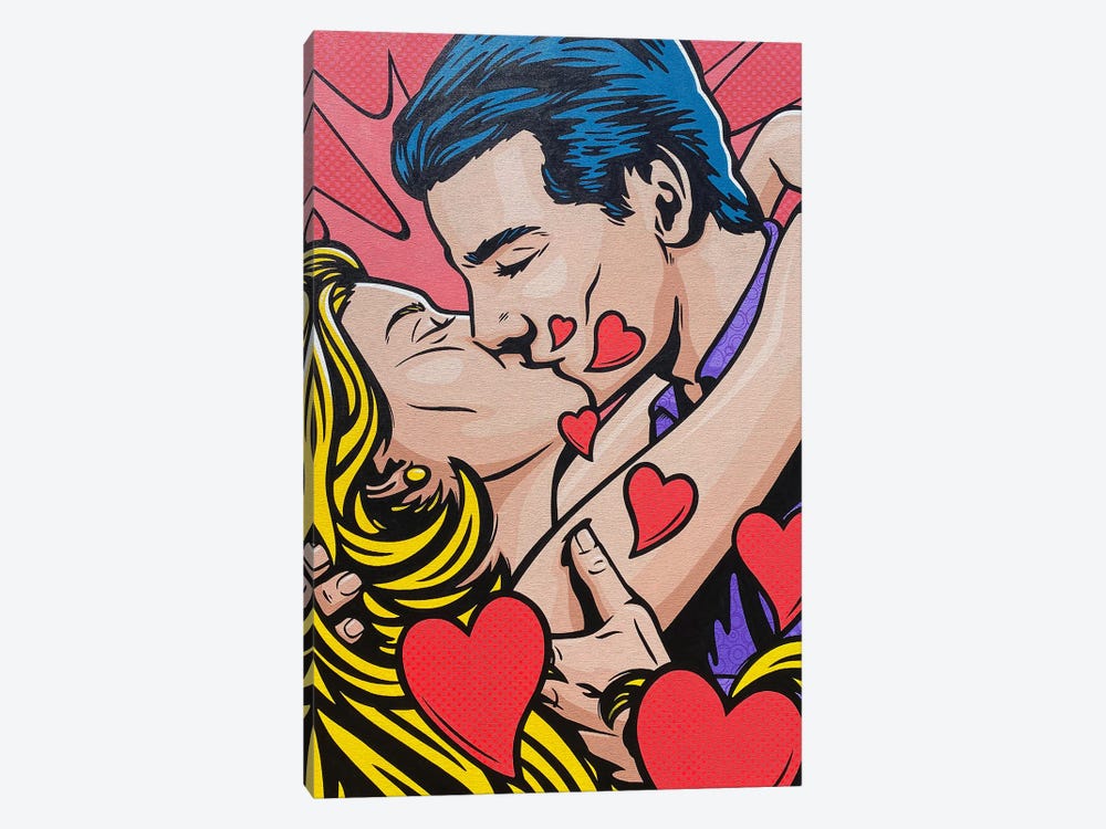 Kiss Me by James Lee 1-piece Canvas Wall Art
