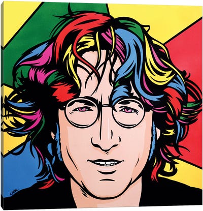 John Lennon Canvas Art Print - James Lee