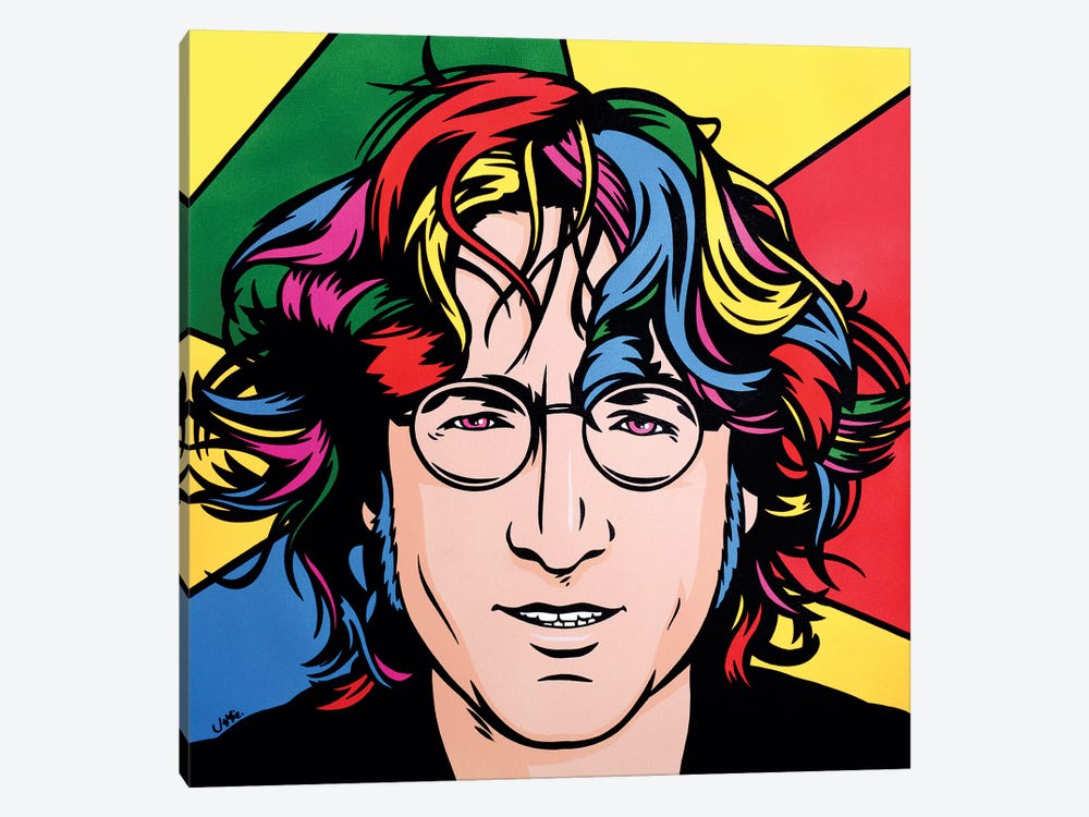 John Lennon by James Lee 1-piece Canvas Art
