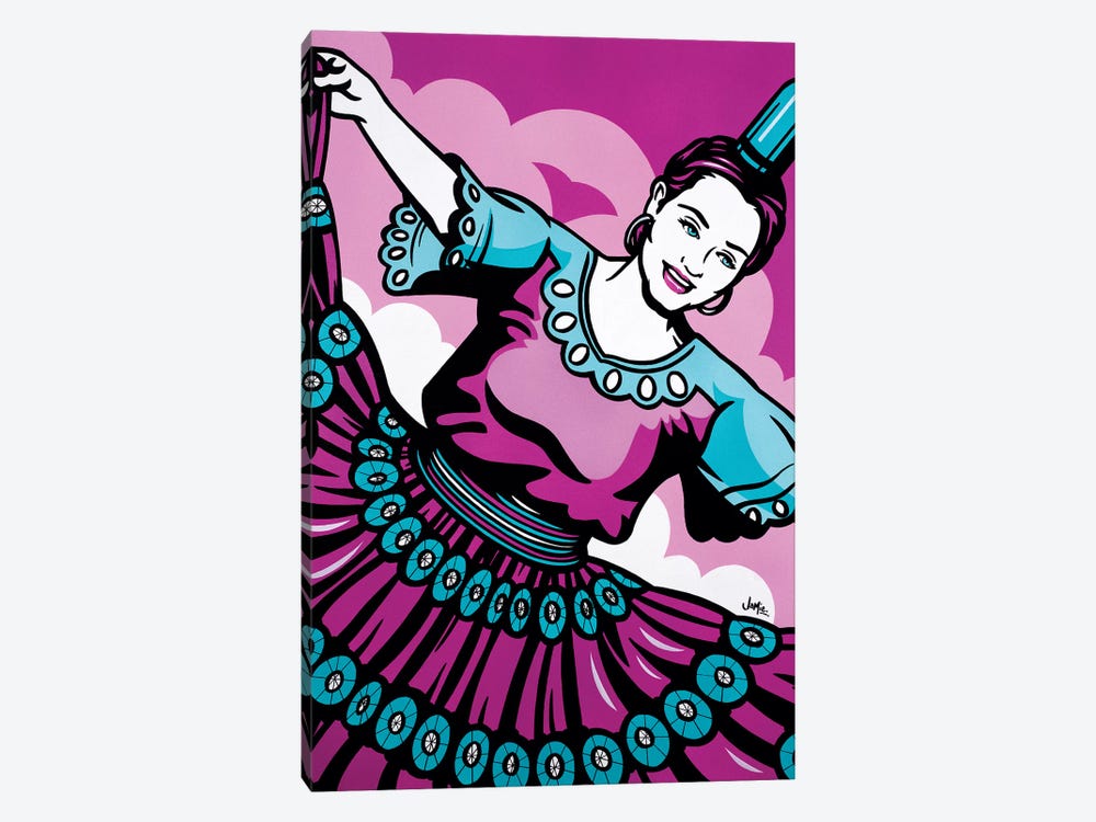 Paraguayan Bottle Dancer by James Lee 1-piece Canvas Art Print