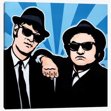 The Blues Brothers Canvas Print #JLE34} by James Lee Canvas Art Print