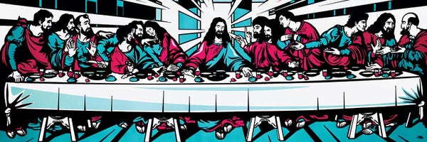 The Last Supper: The Last Supper Blue by James Lee
