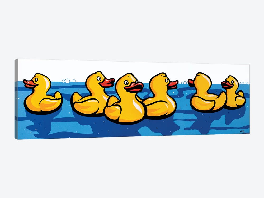 Rubber Duckies by James Lee 1-piece Canvas Print
