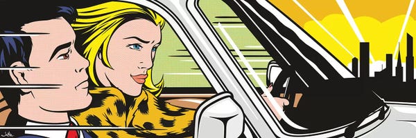 Pop Culture: Still In The Car II by James Lee