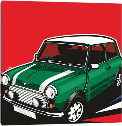 Mini Cooper II Canvas Art Print - Cars By Brand