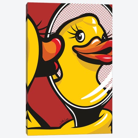 Duck Face Canvas Print #JLE78} by James Lee Canvas Art