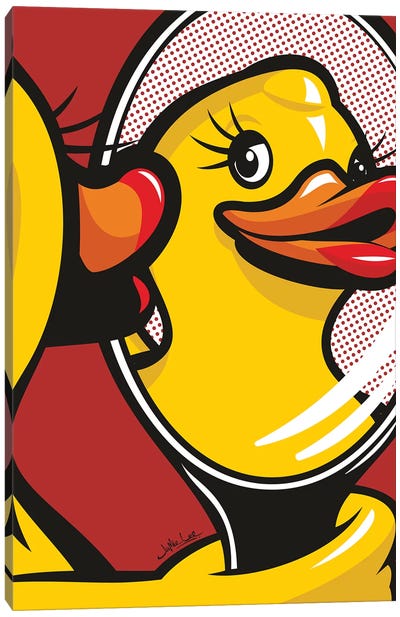 Duck Face Canvas Art Print - James Lee