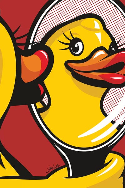 Pop Art: Duck Face by James Lee