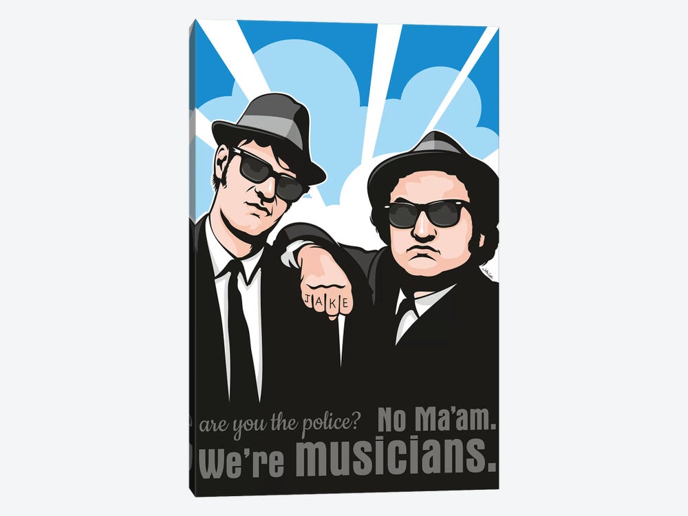 No Maam, We're Musicians by James Lee 1-piece Canvas Print