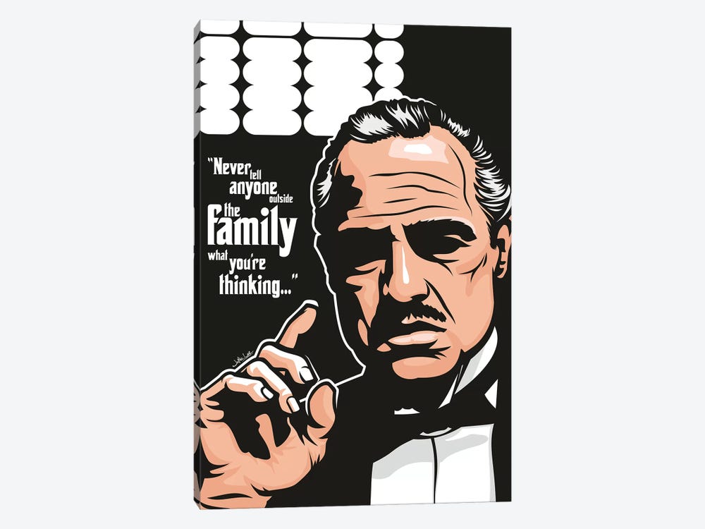 Vito Corleone by James Lee 1-piece Art Print