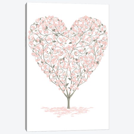 Blossoming Love Canvas Print #JLE89} by James Lee Canvas Art Print