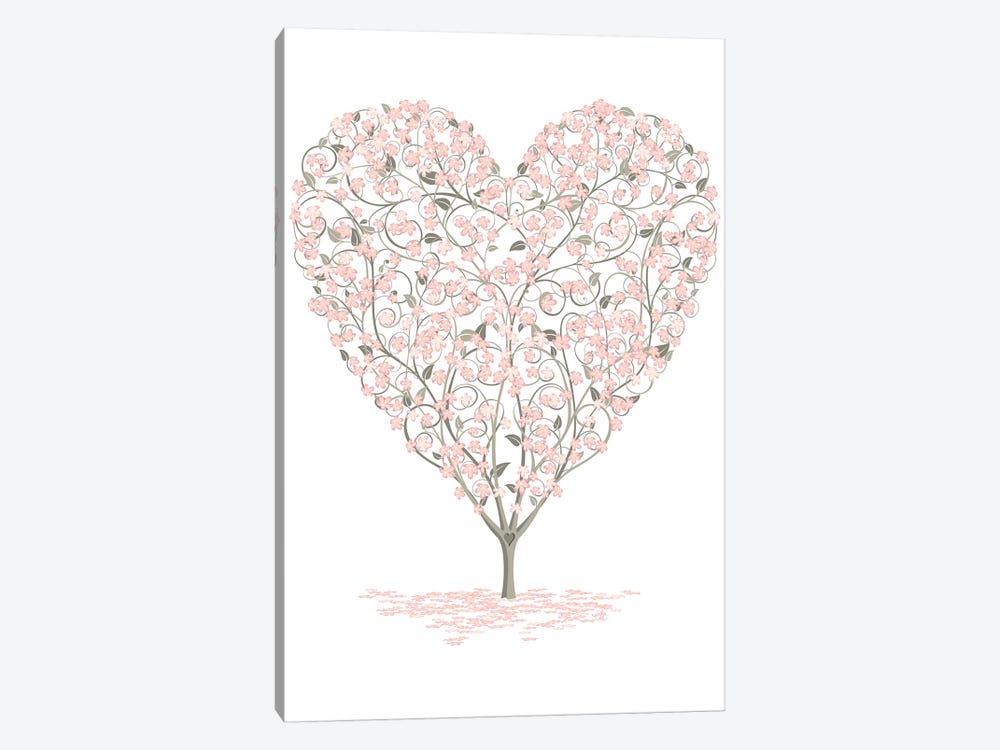 Blossoming Love by James Lee 1-piece Canvas Print