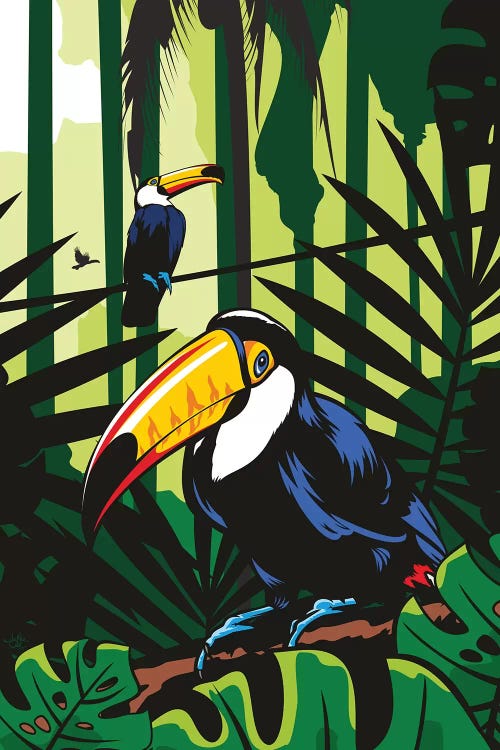 Toucans by James Lee wall art