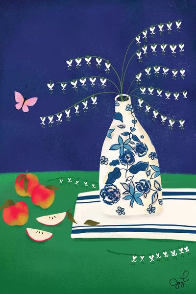 Bleeding Heart by Joy Laforme multi panel art