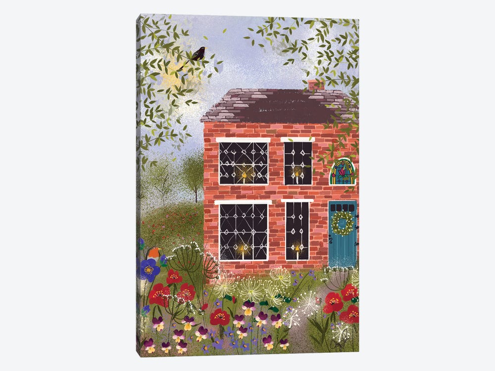 Brick Cottage by Joy Laforme 1-piece Art Print